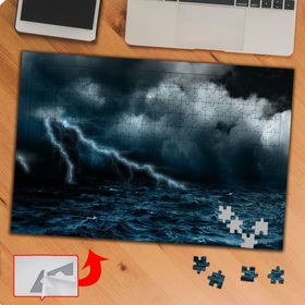 KS70210 Fırtınalı Denizde Şimşekler 240 Parça Puzzle Yapboz
