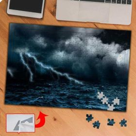 KS70210 Fırtınalı Denizde Şimşekler 240 Parça Puzzle Yapboz