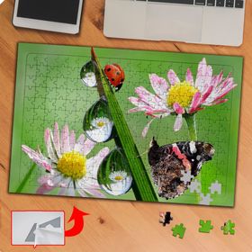 KS70216 Uğur Böceği ve Kelebek 240 Parça Puzzle Yapboz