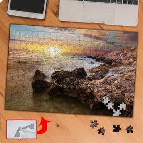 KS70259 Kayalık ve Gökyüzü Manzarası 240 Parça Puzzle Yapboz