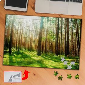 KS70274 Ormanda Sıra Ağaç Manzarası 240 Parça Puzzle Yapboz