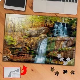 KS70275 Ormanda Şelale Manzarası 240 Parça Puzzle Yapboz