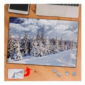 KS70290 Kar Altında Doğa Manzarası 240 Parça Puzzle Yapboz