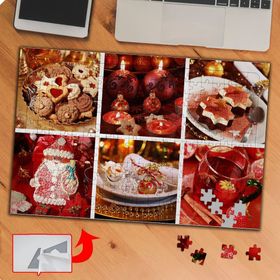 KS70316 Kutlama Yemekleri Kolyajı 240 Parça Puzzle Yapboz