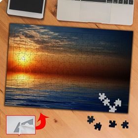 KS70393 Gün Batımında Doğa Manzarası 240 Parça Puzzle Yapboz