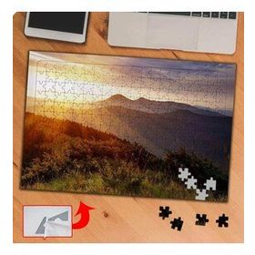 KS70407 Gün Batımında Dağ Manzarası 240 Parça Puzzle Yapboz