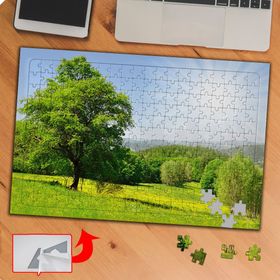 KS70416 Yeşil Bitkiler Doğa Manzarası 240 Parça Puzzle Yapboz Tablo