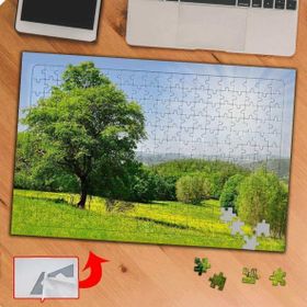 KS70416 Yeşil Bitkiler Doğa Manzarası 240 Parça Puzzle Yapboz Tablo