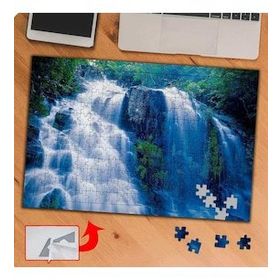 KS70423 Ormanda Çağlayan Şelale 240 Parça Puzzle Yapboz Tablo