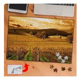 KS70424 Retro Tarladaki Bitkiler 240 Parça Puzzle Yapboz Tablo