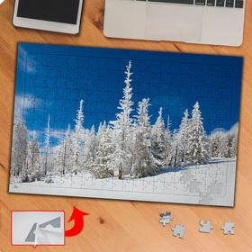 KS70425 Karlı Kış Mevsimi Doğa 240 Parça Puzzle Yapboz Tablo