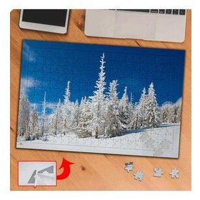 KS70425 Karlı Kış Mevsimi Doğa 240 Parça Puzzle Yapboz Tablo