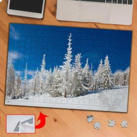 KS70425 Karlı Kış Mevsimi Doğa 240 Parça Puzzle Yapboz Tablo