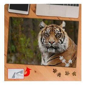 KS70455 Yakın Çekim Kaplan 240 Parça Puzzle Yapboz Tablo