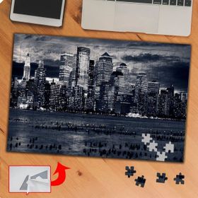 KS70489 Yüksek Binalar Manzarası 240 Parça Puzzle Yapboz Tablo