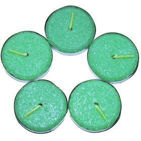 Ksmart Yeşil 5'li Tea Lights Mum