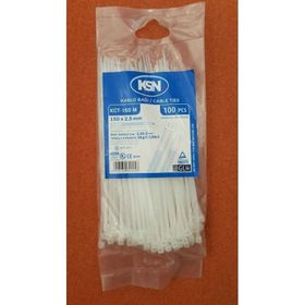 Ksn Plastik Beyaz 3.6x250 mm 100 Adet Kelepçe