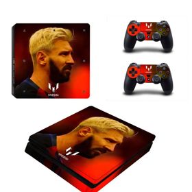 Kt Grup 03 Decoration Lionel Messi Playstation 4 Slim Kasa Sticker Kaplama