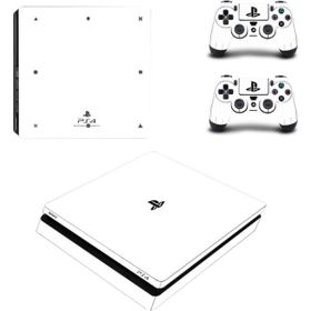 Kt Grup Decoration Beyaz Arkaplan Playstation 4 Slim Kasa Sticker Kaplama