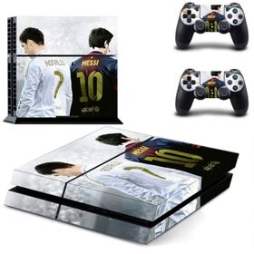 Kt Grup Decoration Ronaldo Messi Playstation 4 Fat Sticker Kaplama