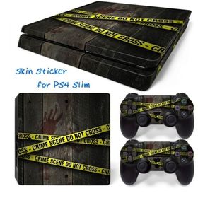 Kt Grup Decoration Suç Mahali Playstation 4 Slim Kasa Sticker Kaplama