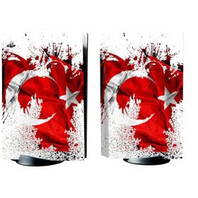 Kt Grup Görkemli Türk Bayrağı Playstation 5 Disk Edition Sticker Kaplama Seti
