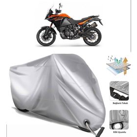 KTM 1090 Adventure Siyah Arka Çanta Uyumsuz Ultra Kalın Su Geçirmez Motor Brandası