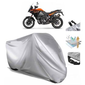 KTM 1090 Adventure Siyah Arka Çanta Uyumsuz Ultra Kalın Su Geçirmez Motor Brandası
