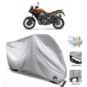 KTM 1090 Adventure Siyah Arka Çanta Uyumsuz Ultra Kalın Su Geçirmez Motor Brandası