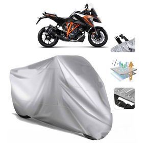 KTM 1290 Super Duke GT Siyah Arka Çanta Uyumsuz Ultra Kalın Su Geçirmez Motor Brandası
