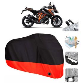 KTM 1290 Super Duke GT Siyah Arka Çanta Uyumsuz Ultra Kalın Su Geçirmez Motor Brandası