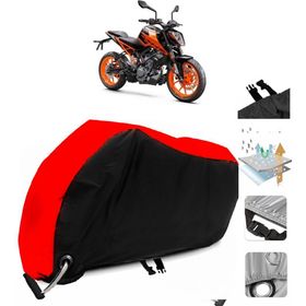 KTM 200 Duke Siyah Arka Çanta Uyumsuz Ultra Kalın Su Geçirmez Motor Brandası