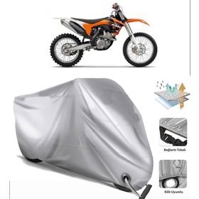 KTM 350 SXF Gri Bağlantı Tokalı Miflonlu Premium 4 Mevsim Motor Brandası