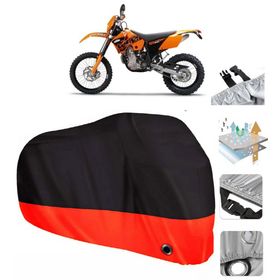 KTM 525 EXC Arka Çanta Uyumsuz Ultra Kalın Su Geçirmez Motor Brandası