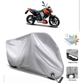 KTM 690 Duke Siyah Arka Çanta Uyumsuz Ultra Kalın Su Geçirmez Motor Brandası