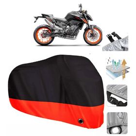 KTM 790 Duke Siyah Arka Çanta Uyumsuz Ultra Kalın Su Geçirmez Motor Brandası