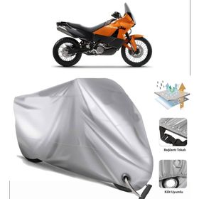 KTM 990 Adventure Siyah Arka Çanta Uyumsuz Ultra Kalın Su Geçirmez Motor Brandası