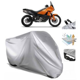 KTM 990 Adventure Siyah Arka Çanta Uyumsuz Ultra Kalın Su Geçirmez Motor Brandası