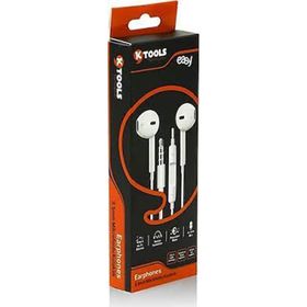 KTOOLS 120 cm Hİ-Fİ Basic Beyaz Kablolu Kulaklık