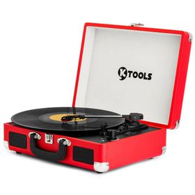 KTOOLS Nostalgie K344 Kırmızı Bluetoothlu Çanta Pikap