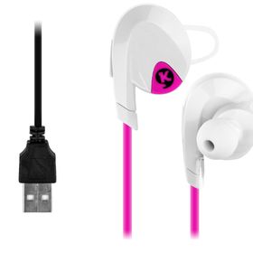 KTOOLS Rio Pembe Mikrofonlu Kablosuz Sporcu Kulaklığı