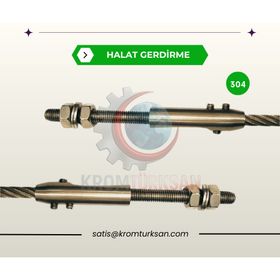 KTS 1001 A2 8 mm Halat Bağlantı Kilidi Paslanmaz
