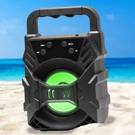 KTS 1057 Siyah Kablosuz Taşınabilir Bluetooth Hoparlör