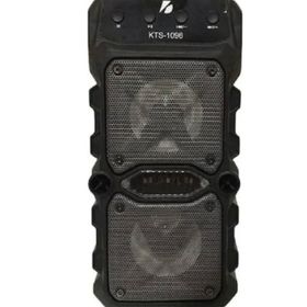 KTS 1096 Siyah Büyük Boy Ses Sistemi Bluetooth Hoparlör