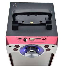 KTS 822S Ledli Kumandali Siyah Bluetooth Hoparlör
