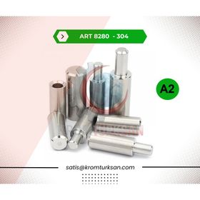 KTS 8280 A2 16 mm Paslanmaz Mil Menteşe