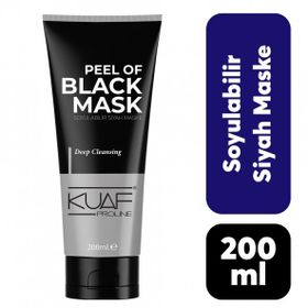Kuaf Proline 200 ml Soyulabilir Siyah Maske