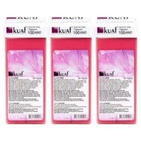 Kuaf Titanyum 100 ml 3 Adet Pembe Kartuş Ağda