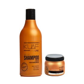 Kuaf Tuzsuz Keratin Saç Bakım 500 ml Şampuan+250 ml Keratin Saç Bakım Maskesi