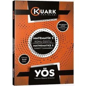 Kuark Yayınları YÖS Matematik 2 Konu Özetli Soru Bankası